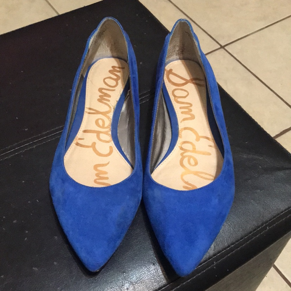 Sam Edelman royal blue flats